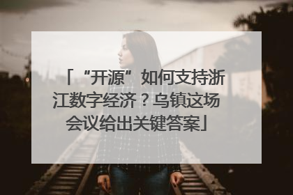 “开源”如何支持浙江数字经济？乌镇这场会议给出关键答案