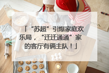 “苏超”引爆家庭欢乐局，“迁迁通通”家的客厅有俩主队！