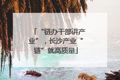 “链办干部讲产业”，长沙产业“链”就高质量