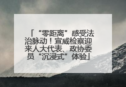 “零距离”感受法治脉动！宣威检察迎来人大代表、政协委员“沉浸式”体验