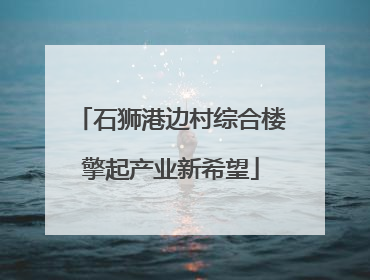 石狮港边村综合楼擎起产业新希望