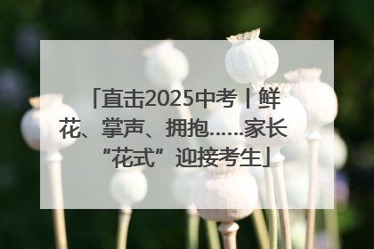 直击2025中考丨鲜花、掌声、拥抱……家长“花式”迎接考生