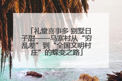 礼堂喜事多 别墅日子甜——马寨村从“穷乱差”到“全国文明村庄”的蝶变之路