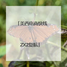 美西电商快线ZX2复航