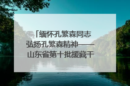 缅怀孔繁森同志 弘扬孔繁森精神——山东省第十批援藏干部人才清明节前到岗巴县开展党性教育