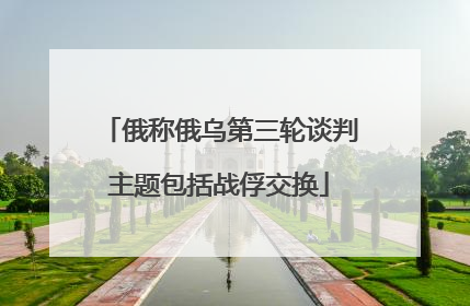 俄称俄乌第三轮谈判主题包括战俘交换