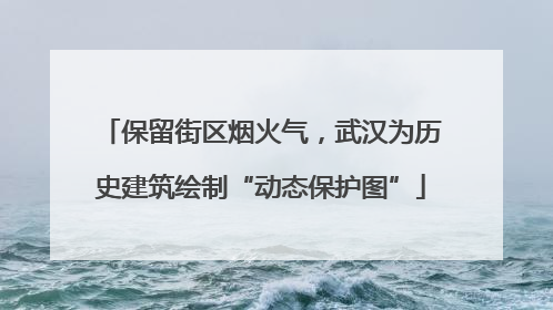 保留街区烟火气，武汉为历史建筑绘制“动态保护图”