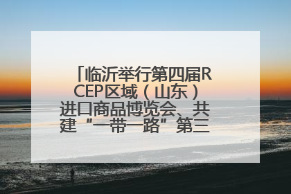 临沂举行第四届RCEP区域（山东）进口商品博览会、共建“一带一路”第三届临沂商城国际采购商大会新闻发布会