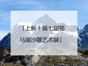 上新！第七届骆马湖沙雕艺术展