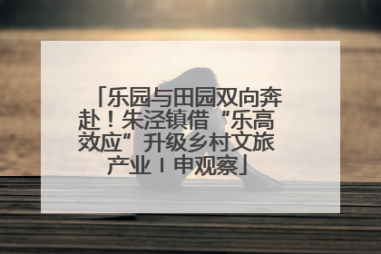 乐园与田园双向奔赴！朱泾镇借“乐高效应”升级乡村文旅产业〡申观察