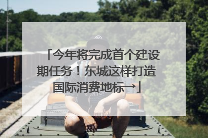 今年将完成首个建设期任务！东城这样打造国际消费地标→