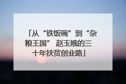 从“铁饭碗”到“杂粮王国” 赵玉娥的三十年扶贫创业路