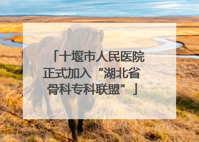 十堰市人民医院正式加入“湖北省骨科专科联盟”