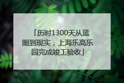 历时1300天从蓝图到现实，上海乐高乐园完成竣工验收