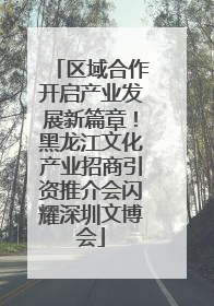 区域合作开启产业发展新篇章！黑龙江文化产业招商引资推介会闪耀深圳文博会