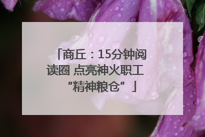 商丘：15分钟阅读圈 点亮神火职工“精神粮仓”