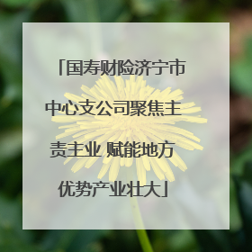 国寿财险济宁市中心支公司聚焦主责主业 赋能地方优势产业壮大