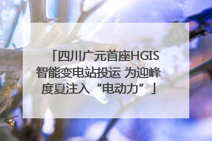 四川广元首座HGIS智能变电站投运 为迎峰度夏注入“电动力”