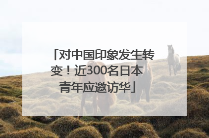 对中国印象发生转变！近300名日本青年应邀访华