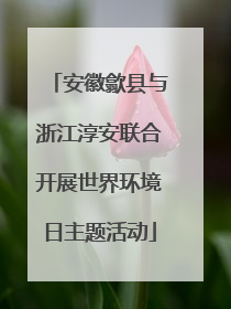 安徽歙县与浙江淳安联合开展世界环境日主题活动