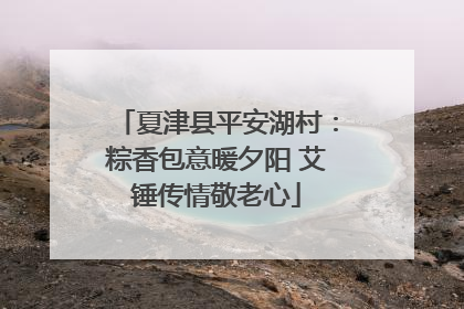 夏津县平安湖村：粽香包意暖夕阳 艾锤传情敬老心