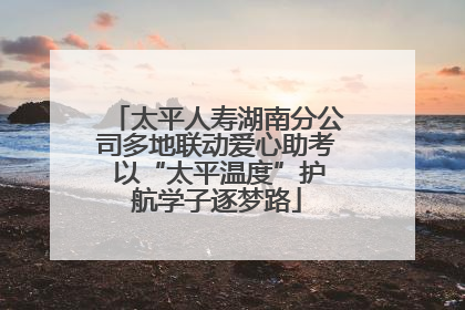太平人寿湖南分公司多地联动爱心助考 以“太平温度”护航学子逐梦路