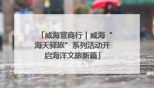威海营商行｜威海“海天驿旅”系列活动开启海洋文旅新篇