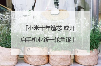 小米十年造芯 或开启手机业新一轮角逐
