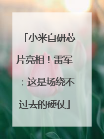 小米自研芯片亮相！雷军：这是场绕不过去的硬仗
