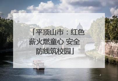 平顶山市：红色薪火燃童心 安全防线筑校园