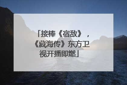 接棒《宿敌》，《藏海传》东方卫视开播即燃