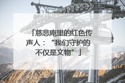 慈悲庵里的红色传声人：“我们守护的不仅是文物”