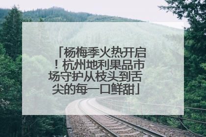 杨梅季火热开启！杭州地利果品市场守护从枝头到舌尖的每一口鲜甜