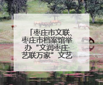 枣庄市文联、枣庄市档案馆举办“文润枣庄·艺联万家”文艺志愿者走进档案馆主题活动