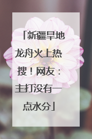 新疆旱地龙舟火上热搜！网友：主打没有一点水分