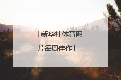 新华社体育图片每周佳作