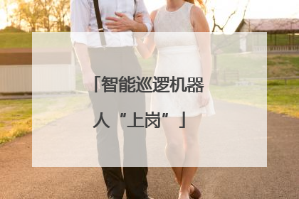 智能巡逻机器人“上岗”