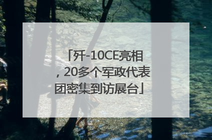 歼-10CE亮相，20多个军政代表团密集到访展台