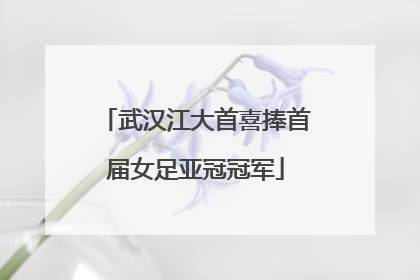 武汉江大首喜捧首届女足亚冠冠军