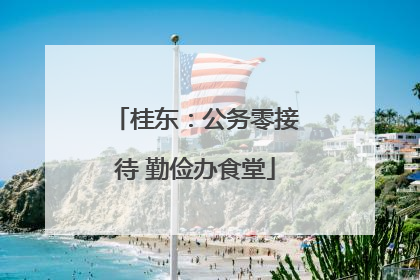 桂东：公务零接待 勤俭办食堂