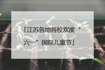 江苏各地各校欢度“六一”国际儿童节
