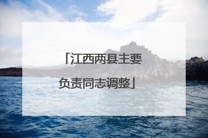 江西两县主要负责同志调整