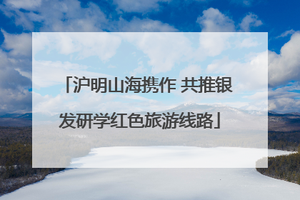 沪明山海携作 共推银发研学红色旅游线路