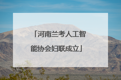 河南兰考人工智能协会妇联成立