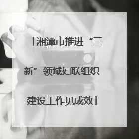 湘潭市推进“三新”领域妇联组织建设工作见成效