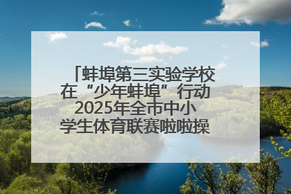 蚌埠第三实验学校在“少年蚌埠”行动2025年全市中小学生体育联赛啦啦操比赛中获佳绩