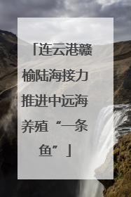 连云港赣榆陆海接力推进中远海养殖“一条鱼”