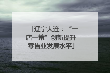 辽宁大连：“一店一策”创新提升零售业发展水平