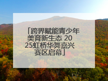 跨界赋能青少年美育新生态 2025虹桥华舞嘉兴赛区启幕