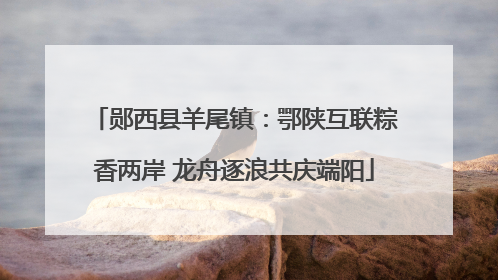 郧西县羊尾镇：鄂陕互联粽香两岸 龙舟逐浪共庆端阳